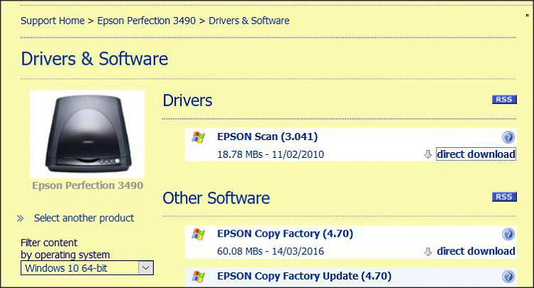 mac software for epson perfection 4990